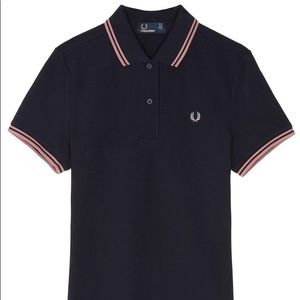 Fred Perry - Polo in Navy and Pink